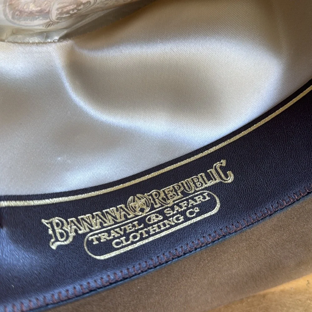 Vintage 1980’s Banana Republic Genuine Fur Felt Hat | Indiana Jones